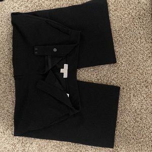 Michael Kors size medium black wide legged crop pants